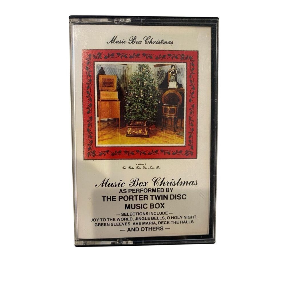 Music Box Christmas Porter Twin Disc Music Box Cassette Holiday Classical Tape